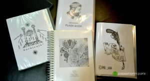 Salon de tatouage cahier de dessins