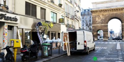 Rue du faubourg st Martin Porte ST Martin